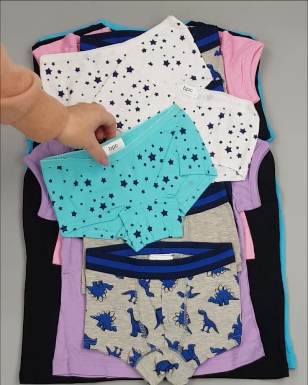 Фотография  558 - Нижнее белье Bon Prix дети#50 шт, ЛОТ №3242 оптом в Новосибирске и Новосибирской области