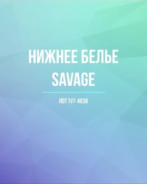 Купить Нижнее белье Savage#50 шт, ЛОТ №4036 оптом в Новосибирске и Новосибирской области