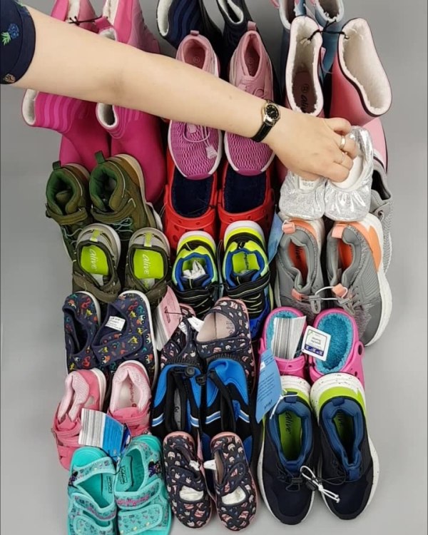 Фотография  640 - Обувь ALDI дети лето#10 кг, ЛОТ №4453 оптом в Новосибирске и Новосибирской области