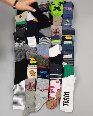 Фотография  343 - Носки дети СТОК зима#5 кг, ЛОТ №4870 оптом в Новосибирске и Новосибирской области