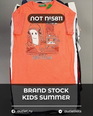 Купить BRAND STOCK Kids Summer#10 кг, ЛОТ №5811 оптом в Новосибирске и Новосибирской области