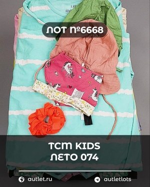 Купить TCM Kids лето 074#7 кг, ЛОТ №6668 оптом в Новосибирске и Новосибирской области