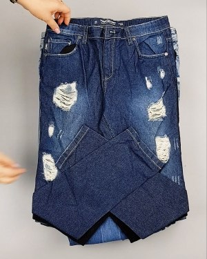 Фотография  407 - Cream Джинсы женские#25 кг оптом в Новосибирске и Новосибирской области