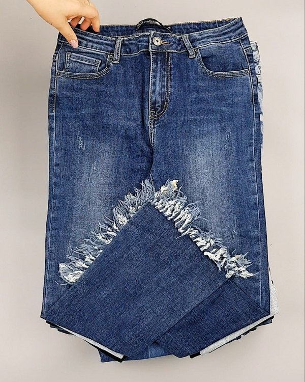 Фотография  842 - Cream Джинсы женские#25 кг оптом в Новосибирске и Новосибирской области