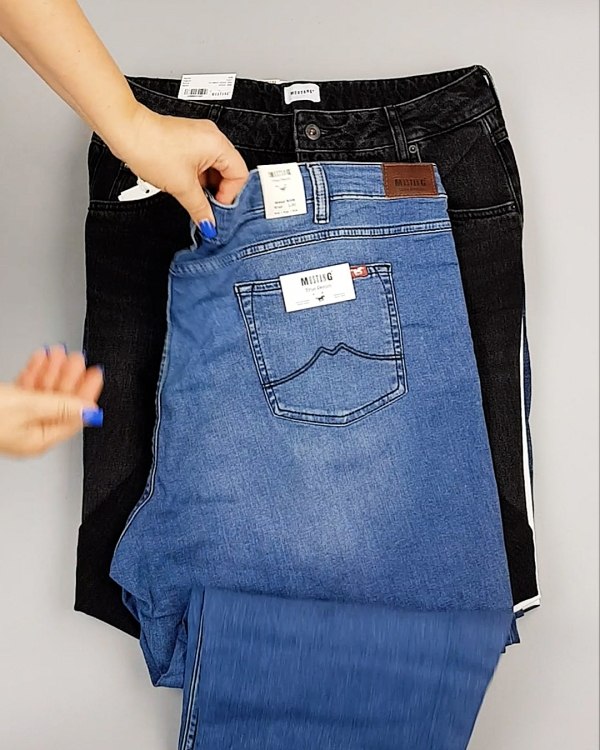 Фотография  269 - Джинсы MUSTANG м/ж#5 кг, ЛОТ №6960 оптом в Новосибирске и Новосибирской области