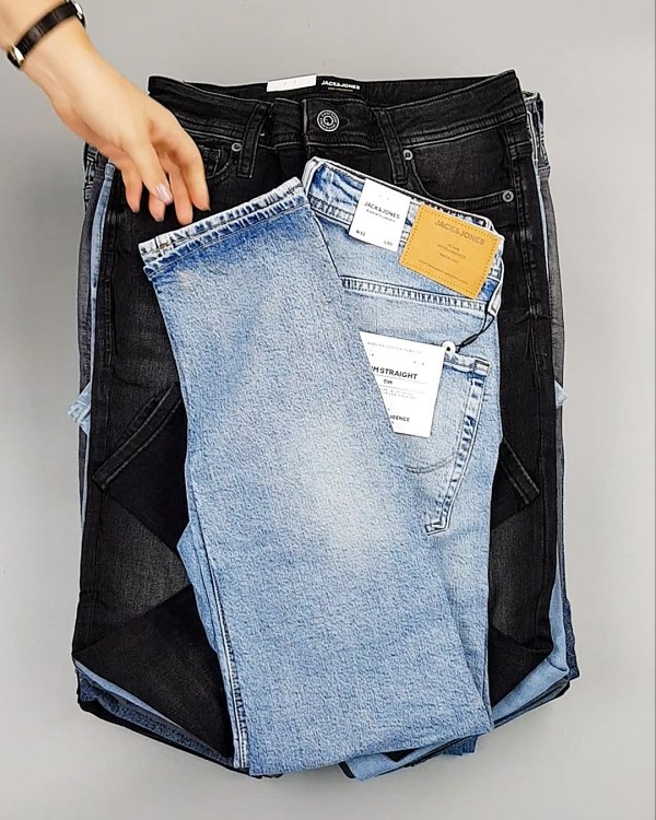 Фотография  550 - Джинсы JACK JONES 094#10 кг, ЛОТ №6977 оптом в Новосибирске и Новосибирской области