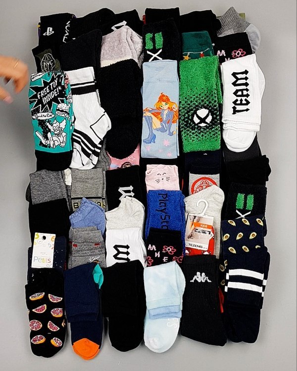 Фотография  418 - Носки дети СТОК зима#5 кг, ЛОТ №6988 оптом в Новосибирске и Новосибирской области