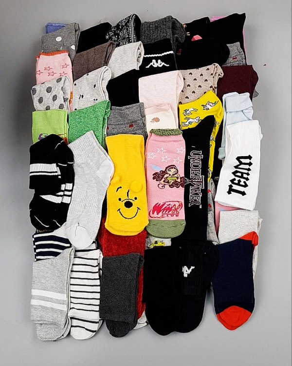 Фотография  607 - Носки дети СТОК зима#5 кг, ЛОТ №6989 оптом в Новосибирске и Новосибирской области