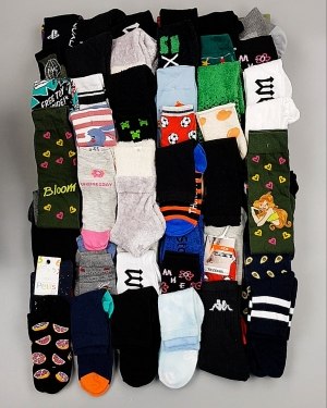 Фотография  627 - Носки дети СТОК зима#5 кг, ЛОТ №6988 оптом в Новосибирске и Новосибирской области