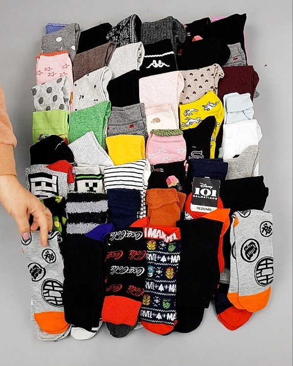 Фотография  727 - Носки дети СТОК зима#5 кг, ЛОТ №6989 оптом в Новосибирске и Новосибирской области