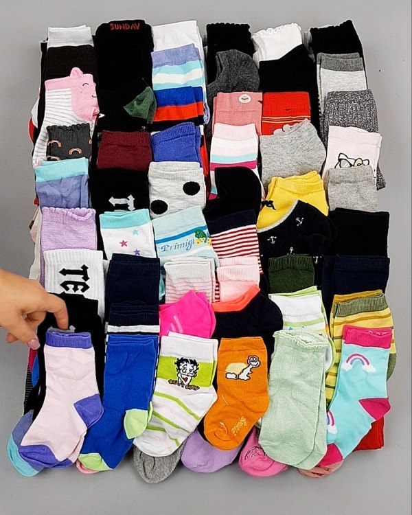 Фотография  845 - Носки дети СТОК лето#5 кг, ЛОТ №6993 оптом в Новосибирске и Новосибирской области