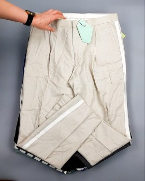 Фотография  842 - Брюки м/ж лето СТОК CAN 084#7 кг, ЛОТ №7656 оптом в Новосибирске и Новосибирской области