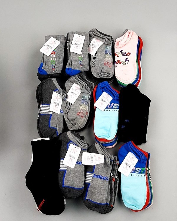 Фотография  433 - Носки дети лето CAN 084#5 кг, ЛОТ №8000 оптом в Новосибирске и Новосибирской области