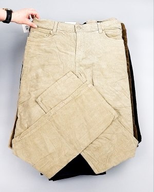 Фотография  908 - Брюки вельветовые м/ж C&A 025#10 кг, ЛОТ №8031 оптом в Новосибирске и Новосибирской области