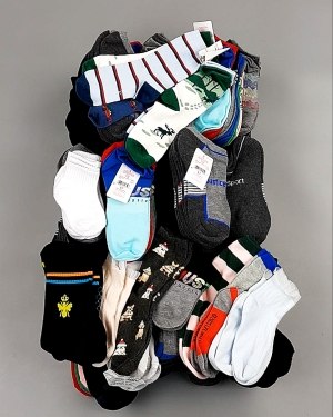 Купить Носки дети лето CAN 084#5 кг, ЛОТ №8001 оптом в Новосибирске и Новосибирской области