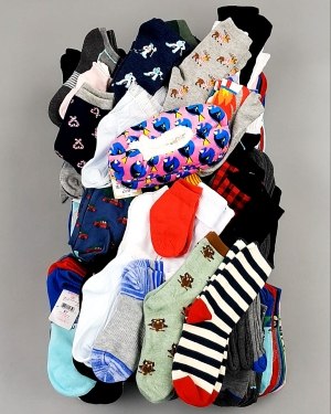 Купить Носки дети лето CAN 084#5 кг, ЛОТ №8000 оптом в Новосибирске и Новосибирской области