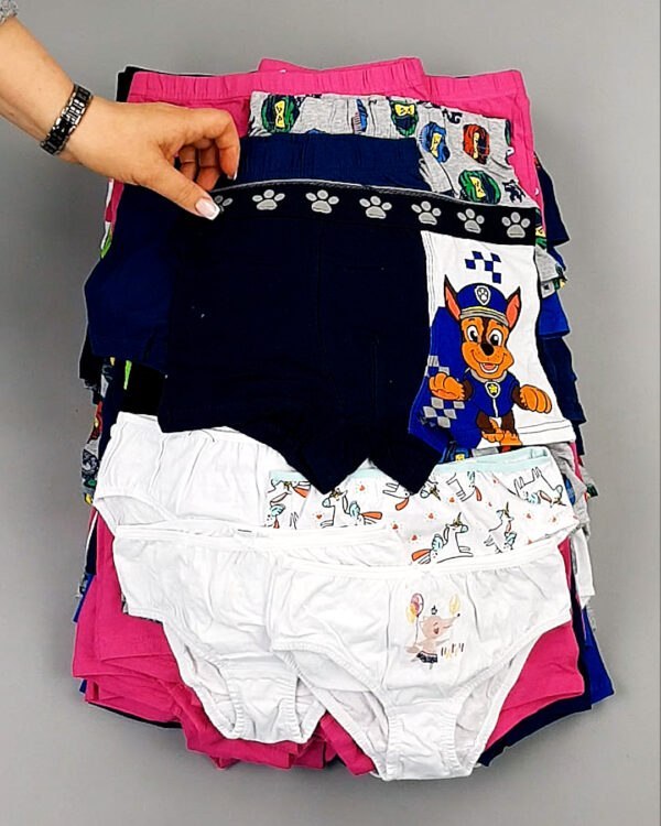 Фотография  832 - Нижнее белье LIDL Kids 074#5 кг, ЛОТ №8186 оптом в Новосибирске и Новосибирской области