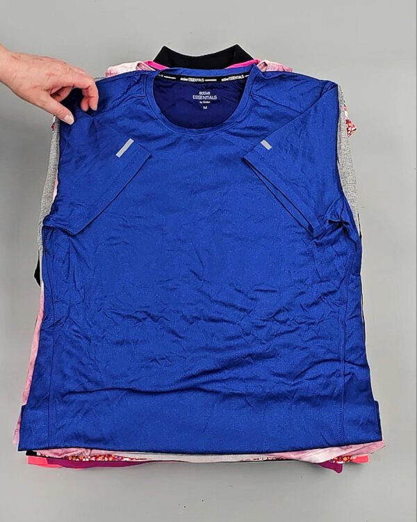 Фотография  999 - Футболки м/ж Cr+Ex#8 кг, ЛОТ № ВК0101 оптом в Новосибирске и Новосибирской области