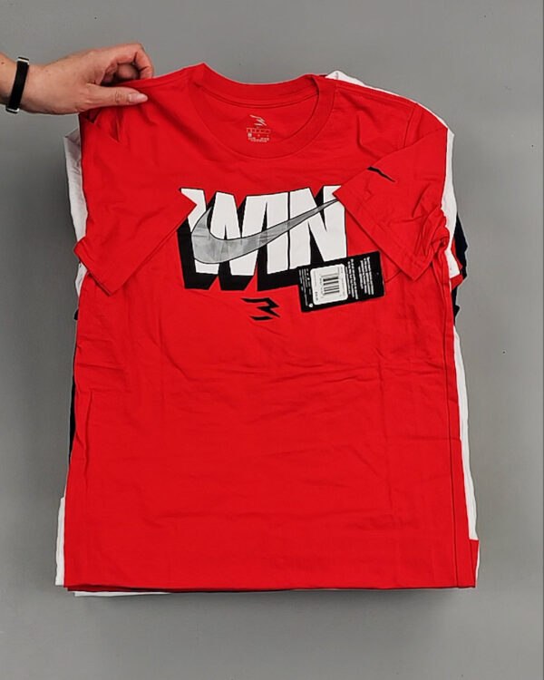 Фотография  452 - Футболки детские NIKE WIN CAN 084#5 кг, ЛОТ №8597 оптом в Новосибирске и Новосибирской области