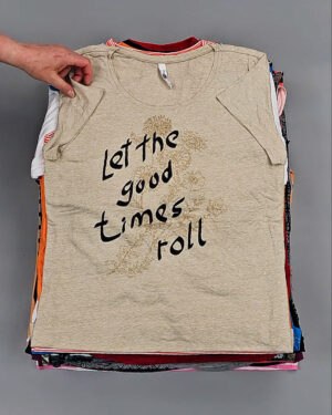 Фотография  809 - Футболки м/ж Cr+Ex#8 кг, ЛОТ № ВК0100 оптом в Новосибирске и Новосибирской области