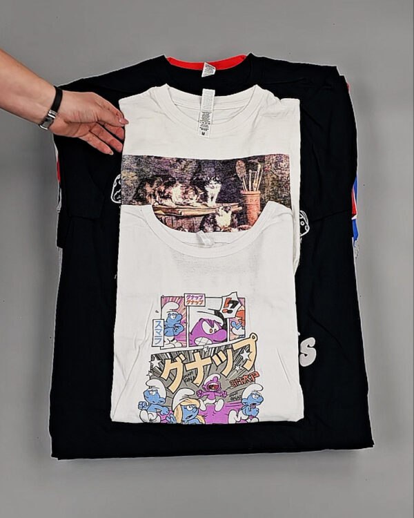 Фотография  647 - Футболки м/ж (Printed T-Shirts New)#5 кг, ЛОТ №8511 оптом в Новосибирске и Новосибирской области