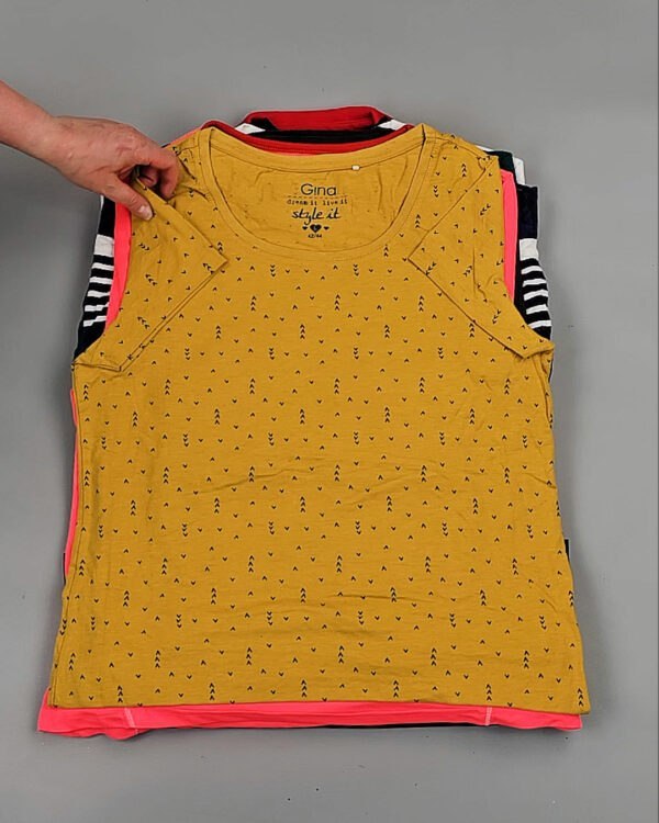 Фотография  993 - Футболки м/ж Cr+Ex#8 кг, ЛОТ № ВК0101 оптом в Новосибирске и Новосибирской области