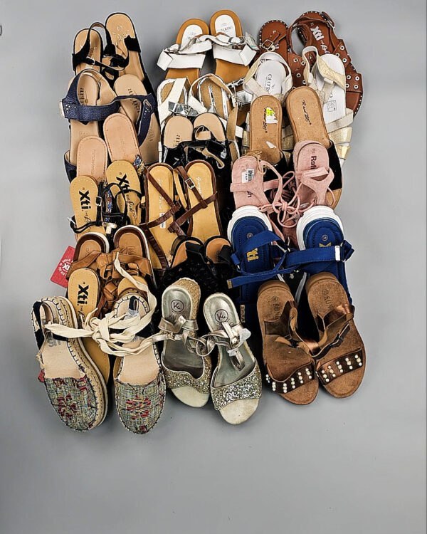 Фотография  523 - Обувь босоножки#10,8 кг, ЛОТ №8767 оптом в Новосибирске и Новосибирской области