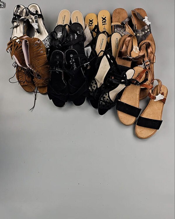 Фотография  638 - Обувь босоножки#11,6 кг, ЛОТ №8768 оптом в Новосибирске и Новосибирской области