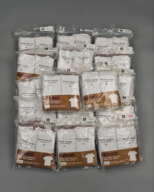 Купить Футболка белая муж Корея 085#5 кг оптом в Новосибирске и Новосибирской области